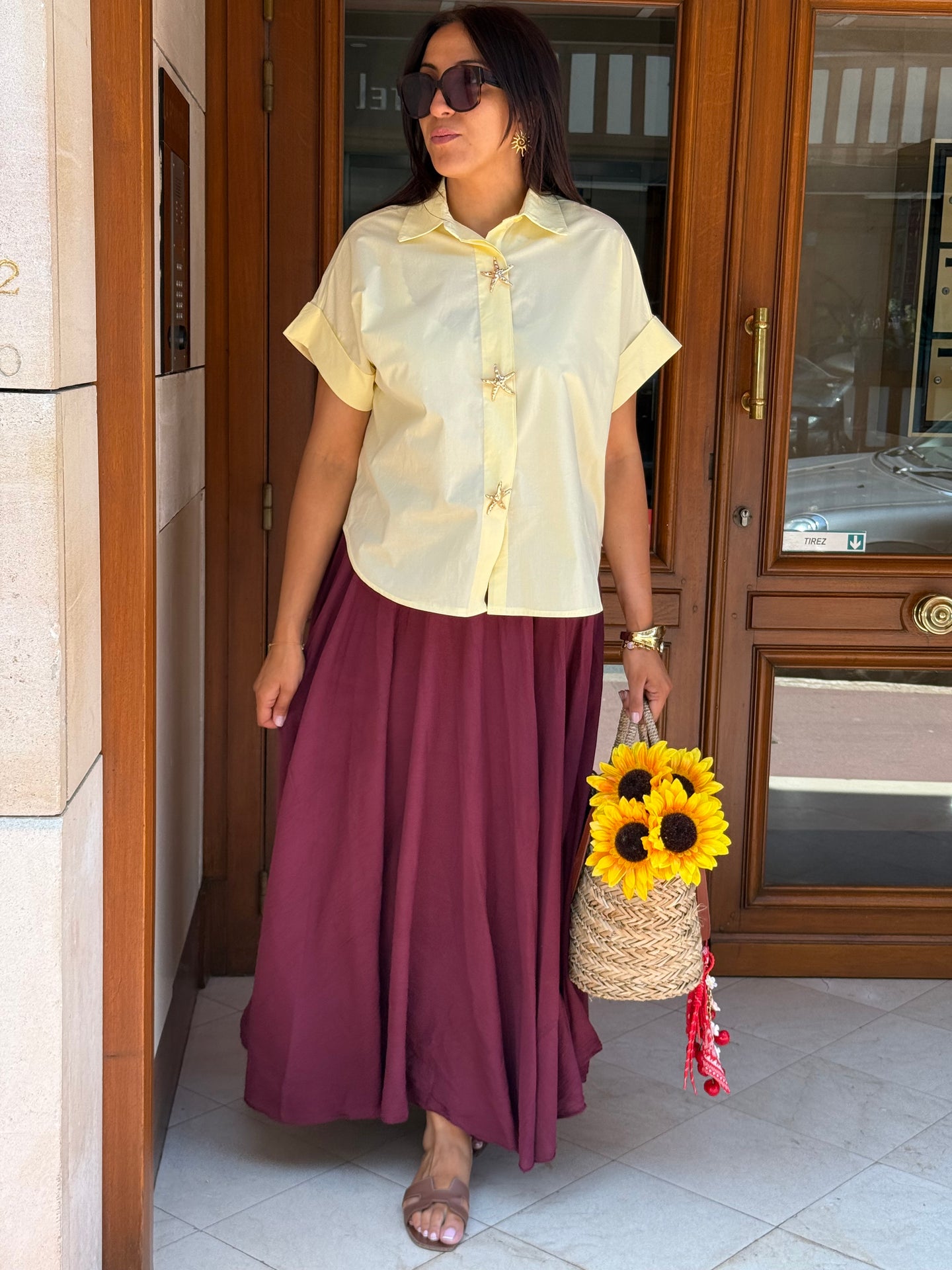 Chemisier Esma jaune