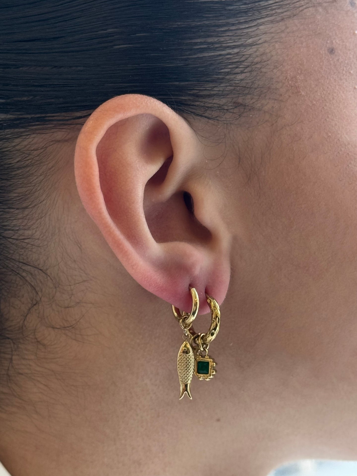 Boucles d'oreilles pierre Juan